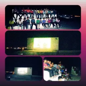 اکران انیمیشن سینمایی «فرمانروای آب» در آمفی تئاتر روباز روستای درجک شهرستان بشاگرد